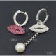 AAA APM Monaco Jewelry On Sale - Love 80S Lips And Pearl Earrings (4)_th.jpg